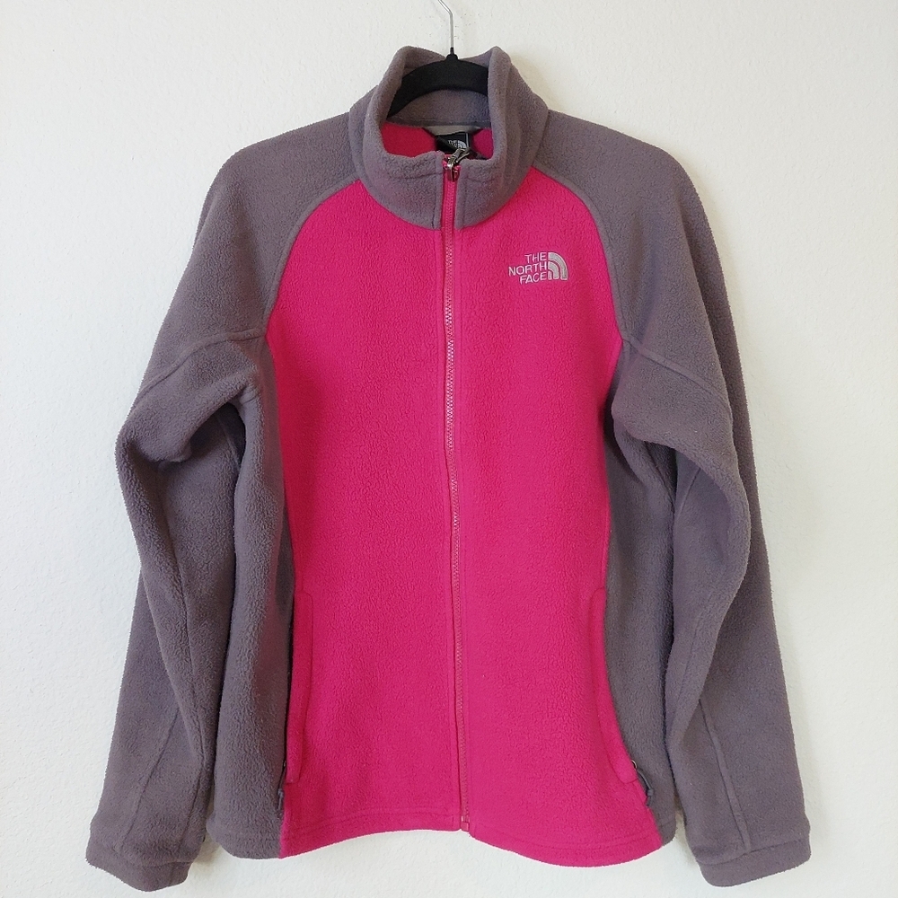 The North Face Women's Full Zip Fleece‎ Jacket Size Meduim Hiking Outdoor
